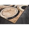 thumbnail image 2 of MDA Rug Imports Rhodes Collection Abstract Rounds Area Rug 3'5''x5'5'' - Gray/Beige, 2 of 5