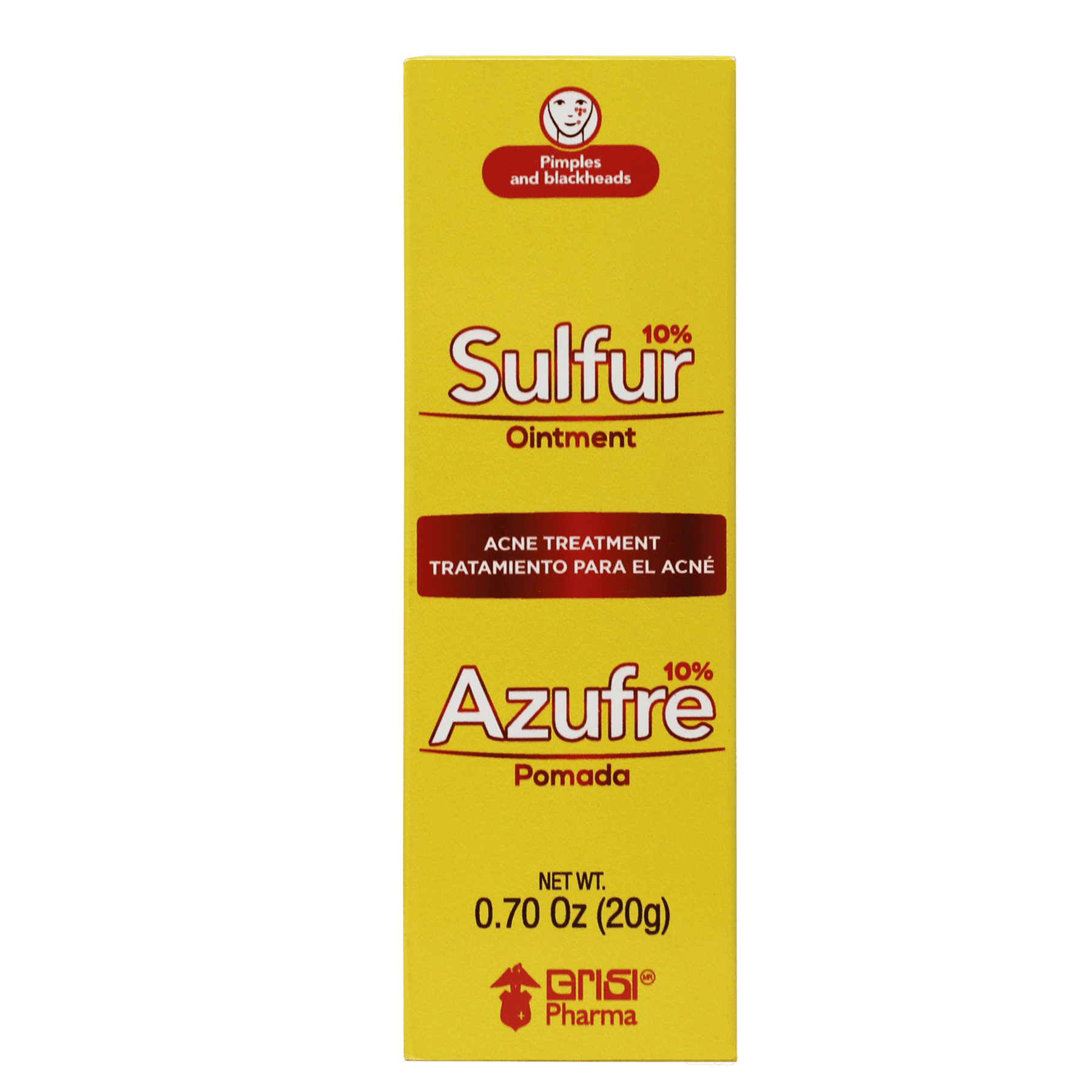 Grisi Sulfur Acne Treatment Ointment, Effective for Skin Conditions 0.7 oz Tube