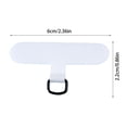 thumbnail image 2 of Phone Lanyard Patch, Safety Tether Tab Detachable Anti Lost Universal 2 Layer, Tear Resistant Tether Patch Phone Accessories Lanyard Tab for Smart Phones Most Phones Cell Phones, 2 of 10