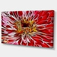 thumbnail image 2 of Art Numérique Rouge Foncé Fleurs Fractales - Impression sur Toile Florale, 2 of 3