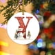 thumbnail image 3 of 2024 26 Letter Christmas Snowman Christmas Pendant - Acrylic Car Pendant Saint, 3 of 5
