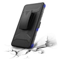 thumbnail image 5 of Compatible for TCL 30 XE 5G Case with Holster Belt Clip Hybrid Shockproof Protective Phone Cover with Kickstand - Blue, 5 of 5