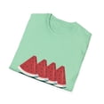 thumbnail image 4 of Sliced Watermelons Fruit | Fruit | Trendy | Vegetarian | Vegan | Vegan Clothing Unisex Softstyle T-Shirt, 4 of 4