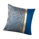 thumbnail image 4 of Funda de almohada decorativa, funda de cojín de 45 cm x 45 cm, resistente al desgarro, para el hogar Azul, 4 of 9