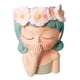thumbnail image 3 of Jardinera, Jardineras con Cara de Niña, Maceta Bonsai, Decoración de Mesa, Decoración del Hogar, Estilo B, 3 of 9