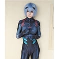 thumbnail image 3 of Traje de Cosplay de Anime para Halloween, traje de Ayanami Rei Zentai, mono, traje de fiesta, mujeres, adultos y niños, 3 of 4