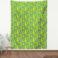 thumbnail image 3 of Goat Upholstery Fabric by the Yard, Hand-Drawn Doodle Goat Sheep Pattern with Vibrant Colors Farm Animals Theme, Decorative Fabric for DIY Home Accents, 10 Yards, Blue Yellow Black by Ambesonne, 3 of 4