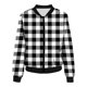 thumbnail image 4 of Puntoco Chaqueta Informal De Manga Larga Estampada con Cuello Alto Y Bolsillo con Cremallera para Mujer Puntoco Puntoco-4819, 4 of 4