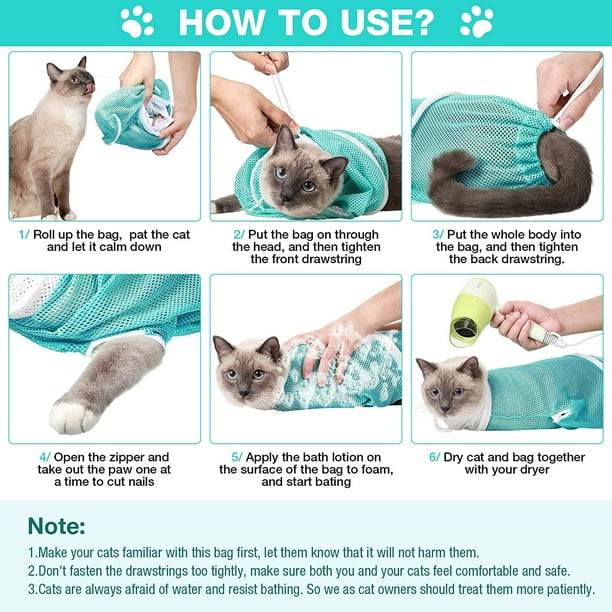Cat bath restraint 2025