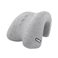 thumbnail image 4 of Almohada para reposacabezas de silla, almohada de espuma viscoelástica para el cuello, cojín de soporte para el cuello, multifuncional para el hogar gris claro, 4 of 8