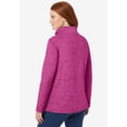 thumbnail image 2 of Woman Within Plus Size Microfleece Quarter-Zip Pullover, 2 of 6
