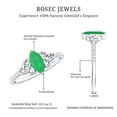 thumbnail image 6 of Rosec Jewels Real Emerald Diamond Engagement Ring - Celtic Knot Ring (0.8 Ct, Marquise Emerald, AAA Quality) - with Jewelry Box, 925 Sterling Silver, US 4.00, 6 of 7