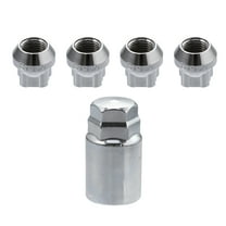 Unique Bargains M14x1.5 Car Wheel Lock Lug Nuts Anti Theft Lug Nut Screw Fit for Tesla Model 3 Silver Tone