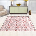 thumbnail image 5 of Ryvnso Hearts Bow Area Rug Floor Mats Non-Slip Home Carpet 63 x 48 inch, 5 of 7