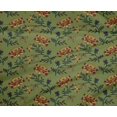 thumbnail image 4 of oneOone Polyester Lycra Fabric Leaves & Floral Block Printed Craft Fabric BTY 56 Inch Wide, 4 of 4