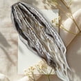 thumbnail image 2 of NWOKYZGH 1Pc Boho Braided Ponytail Extension with Hair Tie, Long Dreadlock Beads Ponytail Hand-braided Braids Hair Extensions Lightweight Natural Synthetic Hairpiece for Festival Cosplay, 2 of 4