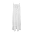 thumbnail image 6 of Women's Backless Linen Flowy Cami Dress - 2026 Summer Spaghetti Strap Sleeveless Tie Back Beach Vacation Long Sundress, 6 of 6