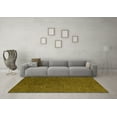 thumbnail image 3 of Ahgly Company Indoor Rectangle Abstract Yellow Modern Area Rugs, 2' x 3', 3 of 4
