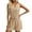 Khaki, variant on RMGVDSD Women's Linen Set Summer Casual Commuting Vest And Shorts Set V Neck Vest Shorts Work Suit Sets Women Shorts Sets Beachwear