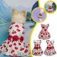 thumbnail image 6 of Pet Dog Clothes Valentine's Day Summer Cute Dress Pet Supplies Dog Dress Valentine's Day Pet Clothes Small and Medium Dogs Pet Clothes Pet Clothes，A#L, 6 of 6
