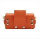 thumbnail image 3 of Bolsa para Pelotas de Golf, Bolsa de Almacenamiento Portátil en la Cintura, de PU, para 2 Soportes para Pelotas de Golf y 4 Tees de Golf, Color Naranja, 3 of 5