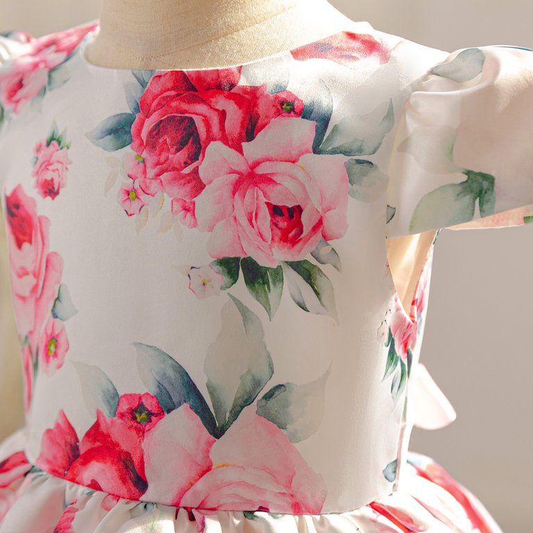 Girls Rose Floral Dress Easter Pageant Christmas Party Dress 3-9 Years - Walmart.com Girls Rose Floral Dress Easter Pageant Christmas Party Dress 3-9 Years - Walmart.com