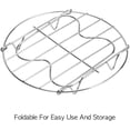 thumbnail image 2 of 2 Pcs Steamer Rack Trivet with Handles Compatible with Instant Pot Accessories 6 or 8 Qt Pressure Cooker,Stainless Steel Steaming Rack Trivets,Long Handle for Easy Pot Removal, 2 of 7