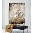 thumbnail image 3 of Large Beige Gold Brown Abstract Handmade Painting For Living Room Wabi Sabi Wall Art Beige Grey Texture Wall Art Large Scandinavian Art, 3 of 7