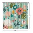 thumbnail image 5 of Waterproof Boho Style Shower Curtain 72x72 Inch Bohemian Colorful Floral Shower Curtains for Bathroom Hotel Home Decor with 12 Hooks, 5 of 5