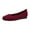 Wine, variant on Mostsola Loafers for Women Flats Shoes Breathable Knit Mesh Casual Work Office Dress Shoes