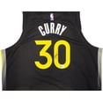 thumbnail image 3 of Golden State Warriors Stephen Curry Autographed Black Nike Authentic City Edition Jersey Size 52 Length +2 Beckett BAS QR 234965, 3 of 5