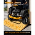 thumbnail image 5 of 36"x24" Shed Ramp for Riding Mower Anti-Slip Punch Plate Ramp for ATV Motorcycle,750Lbs Capacity Load, 5 of 9