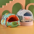 thumbnail image 6 of Guinea Pig Cave Bed, Small Animal Washable Cage Accessories Pet Hideout Bed House Anti-Slip for Hamsters,Chinchilla and Hedgehogs, 6 of 8