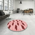 thumbnail image 4 of Ahgly Company Machine Washable Indoor Rectangle Transitional Grapefruit Red Area Rugs, 2' x 5', 4 of 7