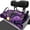 Purple, variant on chaqlin Golf Cart Seat Covers Non-slip Universal, Compatible with Sports Outdoors Golf Cart Seat Cover Blanket(Puppy Flower Pattern)