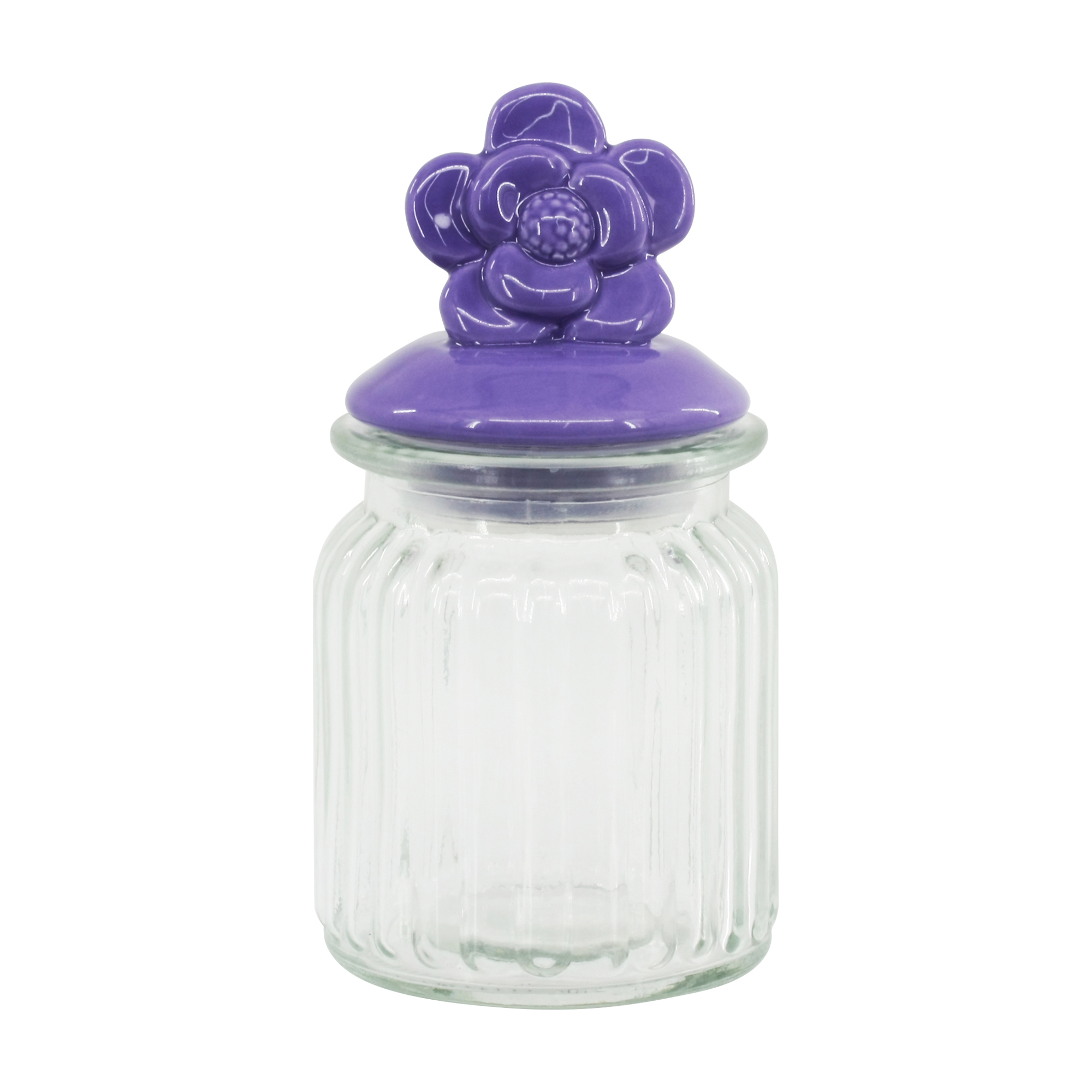 Way To Celebrate Flower Glass Jar