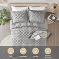 thumbnail image 3 of Boho Funda Nórdica Full/Queen, Microfibra Gris Juego de Cama para Todos, 3 of 7