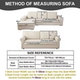 thumbnail image 5 of SHANNA Sofa Covers Soft Corduroy Sectional Couch Covers Nonslip Sofa Slipcover for Dogs Cats Pet Loveseat Recliner Leather L Shaped Sofa, Armrest Backrest Cover, 5 of 13
