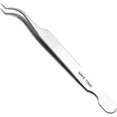 thumbnail image 1 of LLBA Lash Tweezer Professional Volume False Lash Application Tool | Multi Shapes & Purposes Tweezers | Non-Slip Grip Tweezers for Volume, Isolation & Classic Lashes (Silver, Save Time Inner Corner), 1 of 7