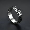 thumbnail image 3 of DESIGNICE Fidget Rings for Anxiety 3pcs Stainless Steel Spinner Ring Anti Anxiety Ring Spinning Moon Star Stress Relieving Rings for Women Men, 3 of 4