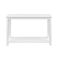 thumbnail image 2 of 48" Indoor Coastal Wood Sofa Table - Solid White, 2 of 5