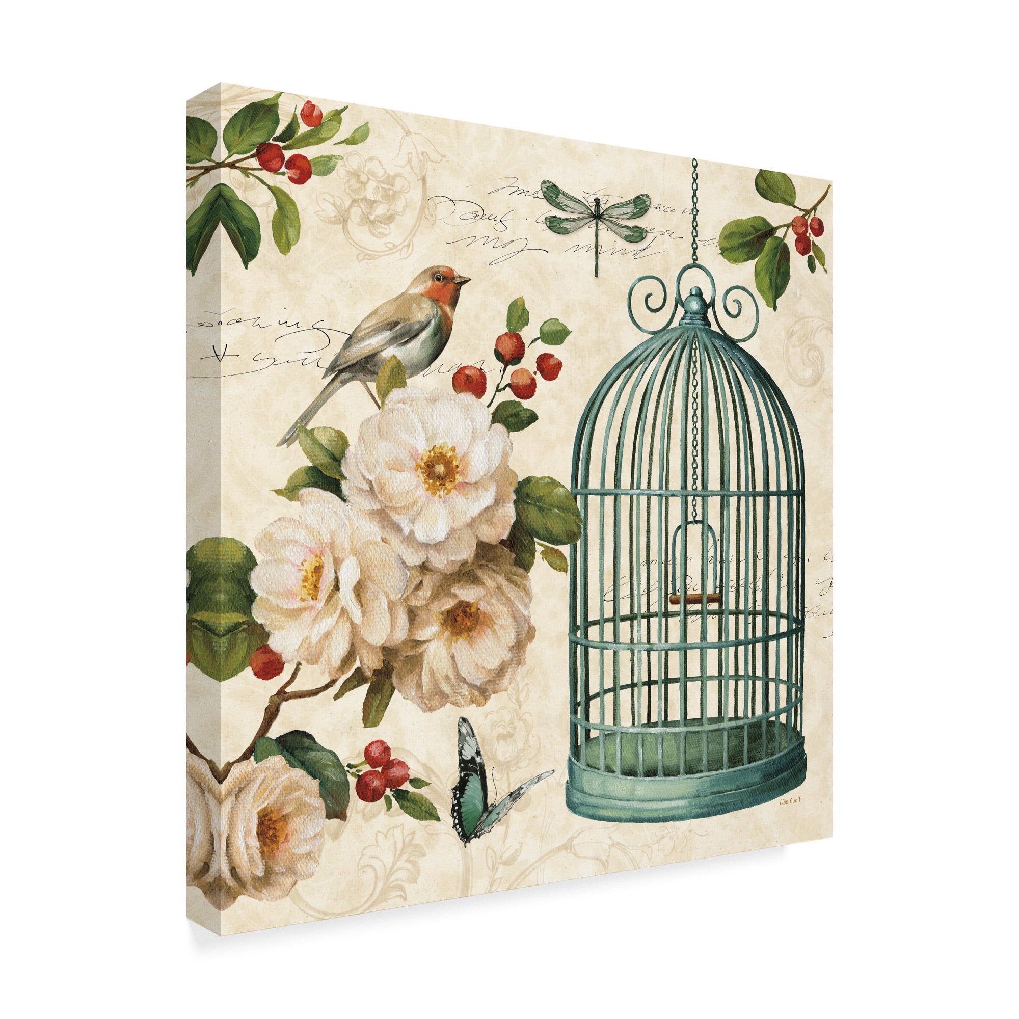 Trademark Fine Art 'Free as a Bird 1' Canvas Art by Lisa Audit