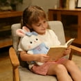 thumbnail image 6 of Kdkad Pink/Blue Skirted Little Bunny Plush Toy - 11 Inch Soft Lint Fabric Doll - Cozy Sleep Companion & Bedroom Decor for Adults - Ideal Birthday Holiday Gift, 6 of 7