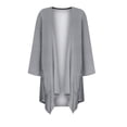 thumbnail image 5 of LEKODE Lightweight Cardigans for Women Open Front Cardigan Summer Sweaters Chiffon Cover Up Light See Through Going Out Tops Women's Casual Lightweight Duster Light Weight Cardigan Women Pink XL, 5 of 6