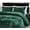 Forest Green, variant on Chezmoi Collection Lux 3-Piece Forest Green Velvet Comforter Set King Size, All Season Lush Plush Velvet Bedding Set with Soft Washed Microfiber Reverse