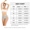 thumbnail image 3 of wirarpa Women's Period Panties Girls Leakproof Soft Underwear Jacquard Easy Clean Postpartum Briefs 1 Pack Grey 2X-Large, 3 of 5
