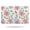 Pioneer Flower Floral Print Pattern-3, variant on Pioneer Flower Floral Print Pattern Bathroom Rugs Mat, Non Slip Microfiber Bathroom Rug with Rubber Backing, Soft Mats for Bathroom Floor Tub Shower, 17"x30"