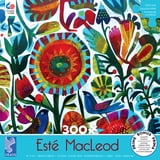 Ceaco Este Macleod Suzani Oversized 300 Piece Jigsaw Puzzle - 19x19 Inches, Recycled Materials