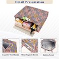 thumbnail image 3 of FORMRS Womens Corduroy Tote Bag Crossbody Shoulder Purse Handbag with Detachable Strap, Colorful Geometric Shapes, 3 of 7