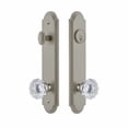 thumbnail image 4 of Grandeur Arc Tall Plate Single Cylinder One Piece Knobset with Fontainebleau Knob, 4 of 6
